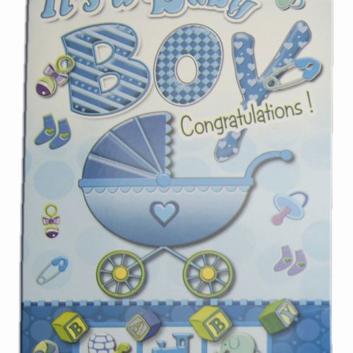 It's a Boy Congratulations! Card (5)