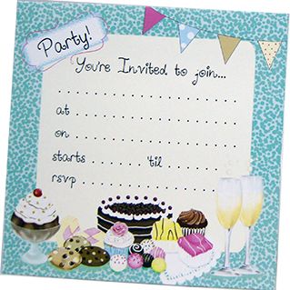 INVITATIONS 16PCS