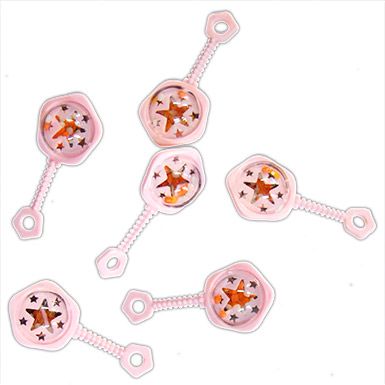 Baby Rattles (12) Pink