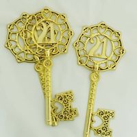 21ST KEY GOLD W/HEARTS 3 PCS