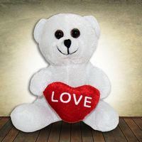 15cm Teddy with Heart