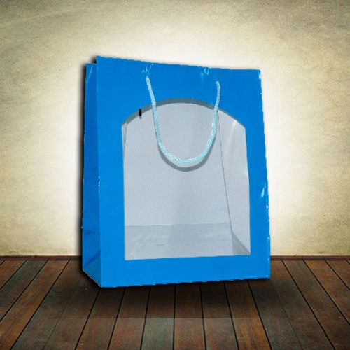 Window Gift Bag L/BLUE