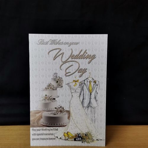 CARDS BEST WISHERS ON YOUR WEDDING DAY