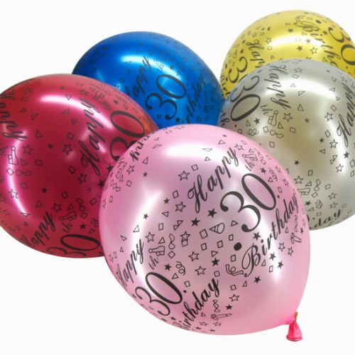 AGE Balloons 12 pcs  30year