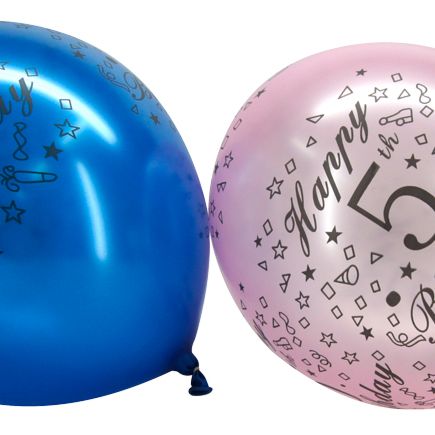 AGE Balloons 12 pcs  5year