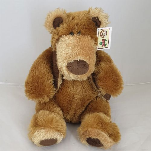 PLUSH BROWN BEAR WITH JERSEY