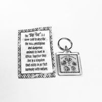 Big 5 Keyring Black/White