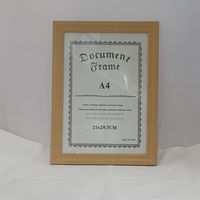 A4 Wooden Frame L/Brown