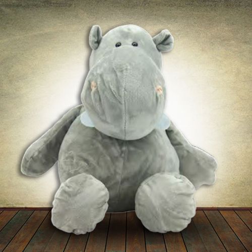  Plush Hippo Grey