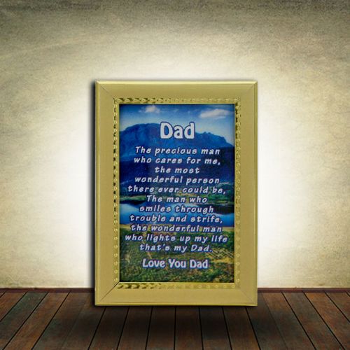 Message Frame for Dad