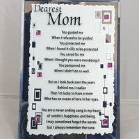 PLAQUE DEAREST MOM