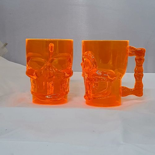 HALLOWEEN BEER MUG ORANGE EACH