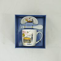 GIFT PACK DAD MUG W/SAUCER & SPOON