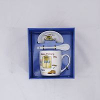 GIFT PACK DAD MUG W/SAUCER & SPOON