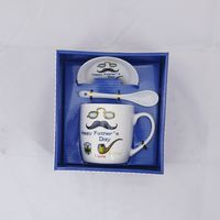 GIFT PACK DAD MUG W/SAUCER & SPOON