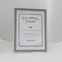 A4 PHOTO FRAME WHITE/GREY