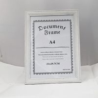 A4 PHOTO FRAME CREAM/GREY