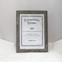 A4 PHOTO FRAME GOLD/GREY