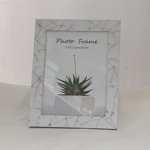 FRAME A5 WHITE/GREY MARBLE LOOK