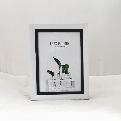 A5 PHOTO FRAME WHITE/BLACK