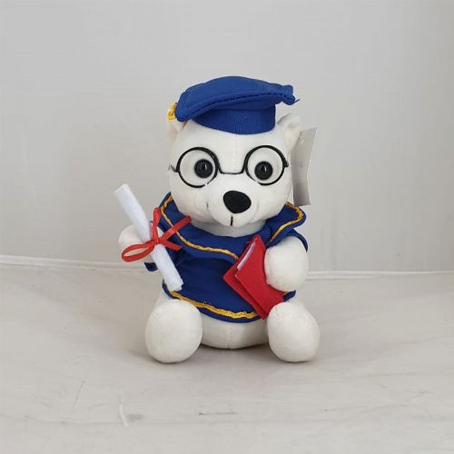 TEDDY GRADUATION BLUE/WHITE