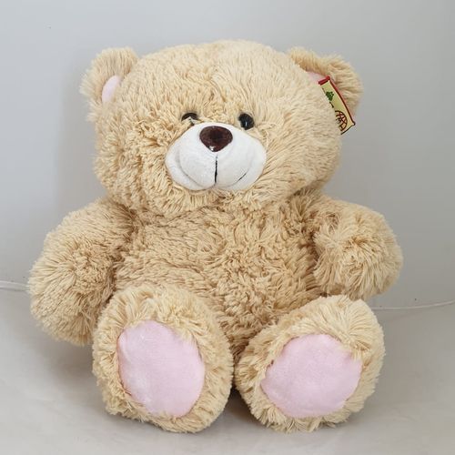 TEDDY BEAR BEIGEWITH PINK 