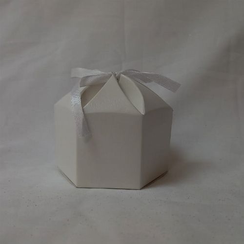 FANCY WEDDING WHITE  BOX 6PCS