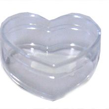 Clear Heart Shape Box   (12)