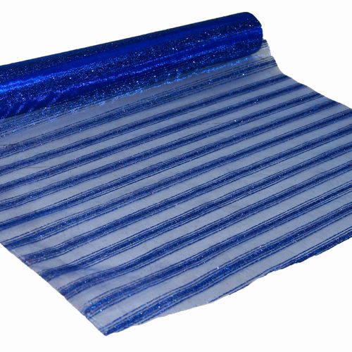 Material gift wrap BLUE W/STRIPES