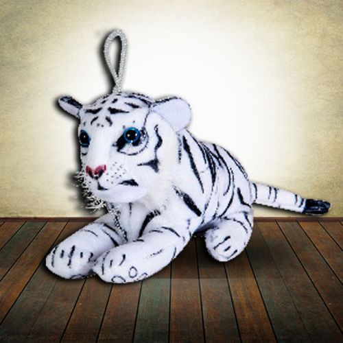 Laying White Tiger - 20cm