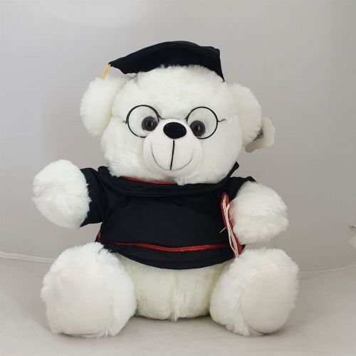 TEDDY GRADUATION WHITE