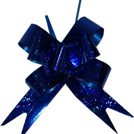 BUTTERFLY PULL BOWS 10PCS R/BLUE