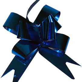 BUTTERFLY PULL BOWS 10PCS R/BLUE