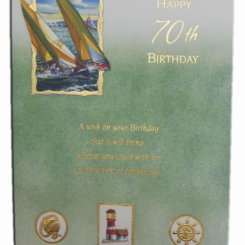 70th Birthday Greeting Cards (6)