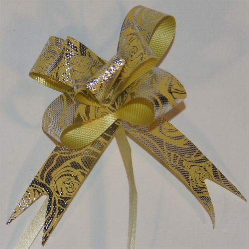 Small Butterfly Bow's 10pcs Silver W/Gd/Flowers
