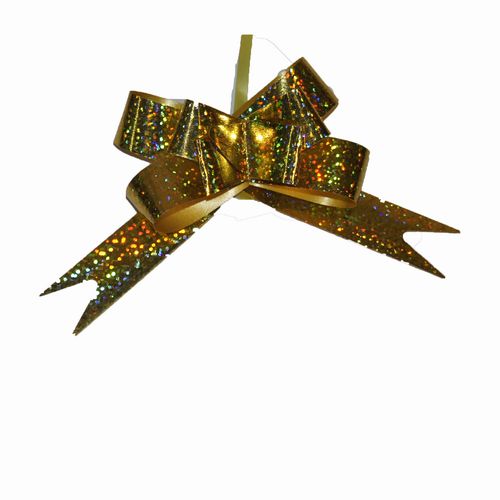 butterfly pull Bows 10pcs gold dotted