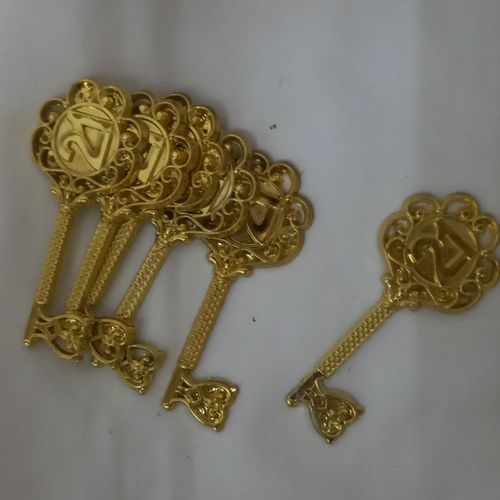 21st Key 6PCS GOLD K10