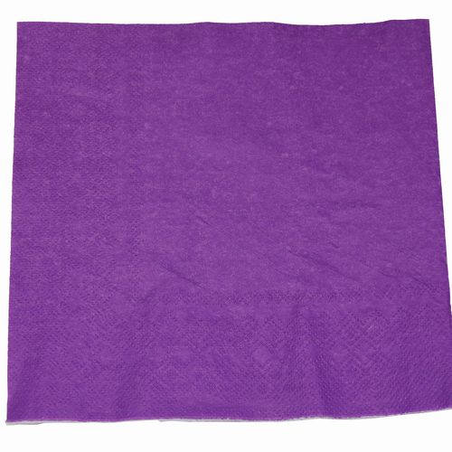 Purple serviettes