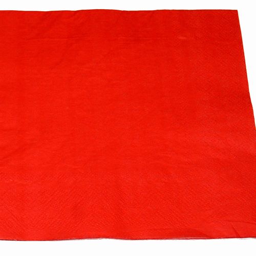 Red serviettes